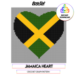 JAMAICA HEART PATTERN - Written Instructions
