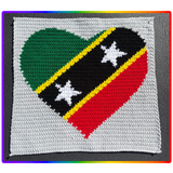 SKN HEART PATTERN - Colorblock Instructions